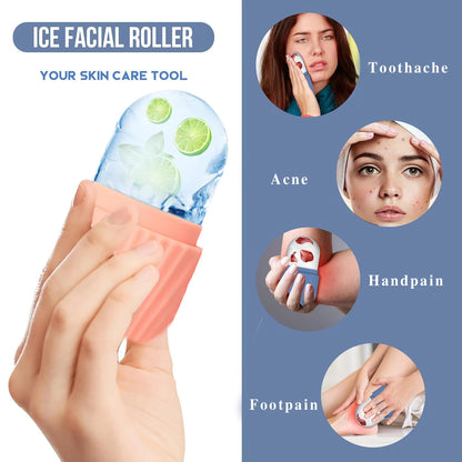 ❄️ Ultimate Ice Roller – Refresh, De-Puff & Glow Naturally!