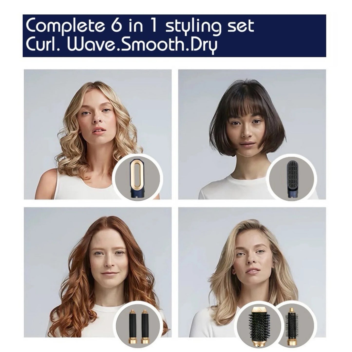StyleGlow 4-in-1 Hot Air Styler